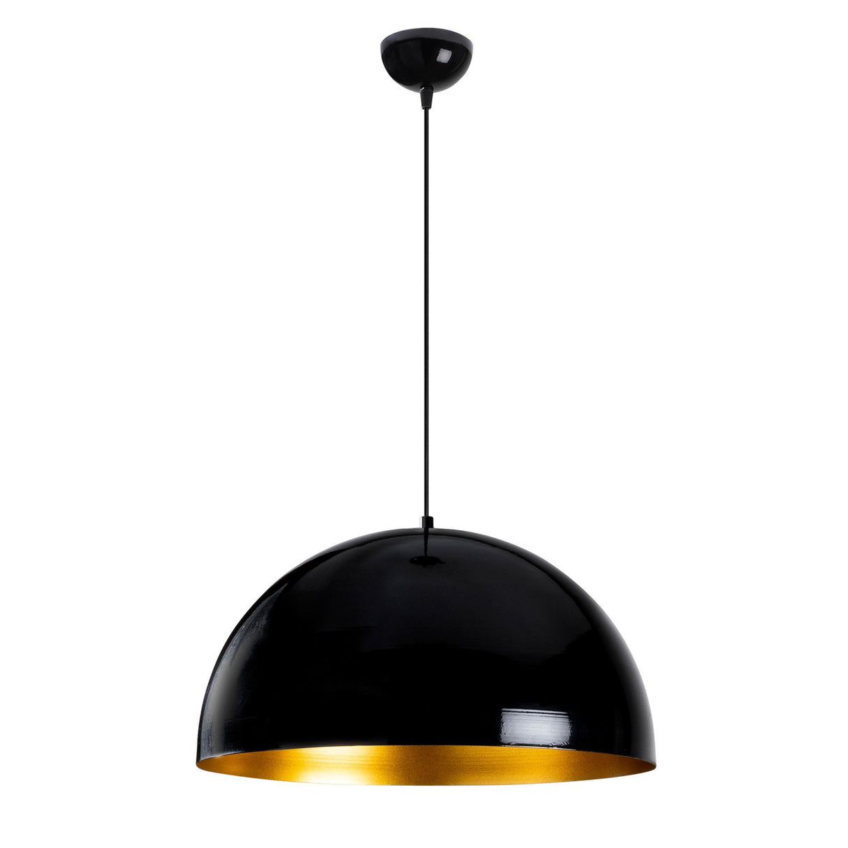 Hanglamp Rond Zwart Metaal Allure