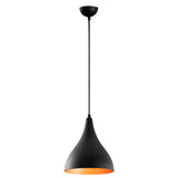 Hanglamp 1-lichts Zwart Drop Metaal Allure