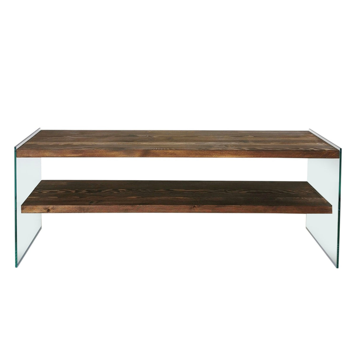 TV Meubels - TV Meubel Coral Walnoot Dennenhout 120x45x35 cm - Dimehouse