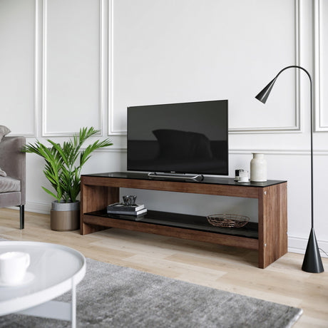 TV Meubels - TV Meubel Selene Walnoot Dennenhout 140x45x40 cm - Dimehouse