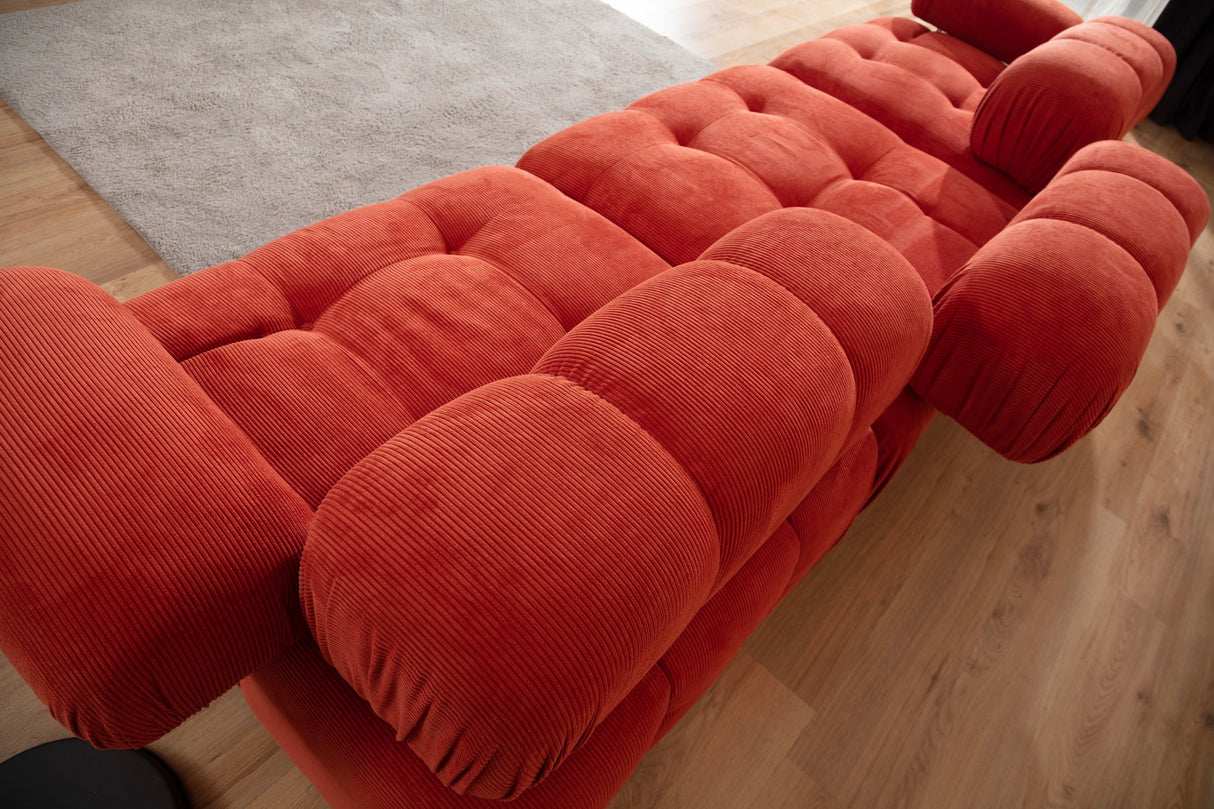 Modulsofa 3-personers Doblo rød