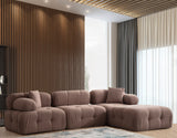 Banken - Modulaire bank 3 - zits met hocker Doblo cappuccino - Dimehouse