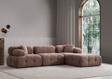 Banken - Modulaire bank 3 - zits met hocker Doblo cappuccino - Dimehouse