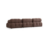 Banken - Modulaire bank 3 - zits met hocker Doblo cappuccino - Dimehouse