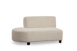 Banken - Hoekbank Beige gemêleerde stof organisch Pars - XXXL 300 cm - Dimehouse