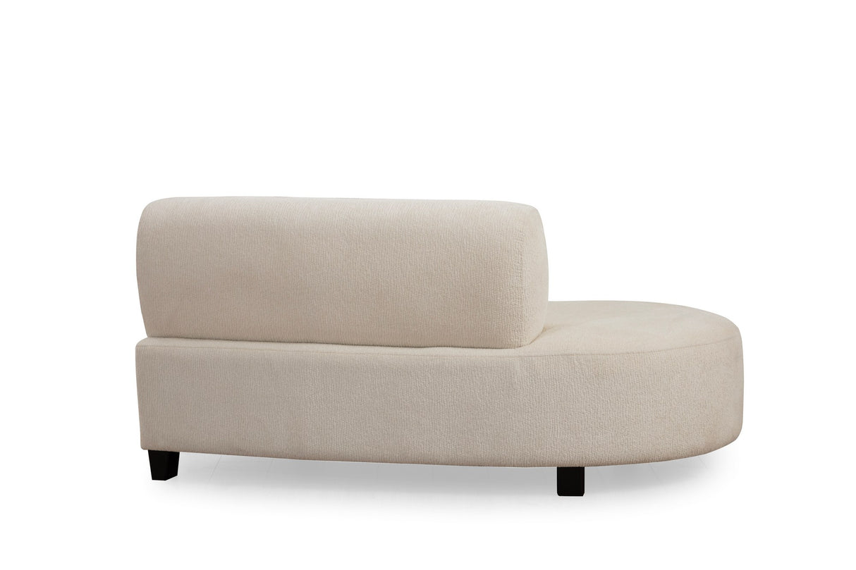 Banken - Hoekbank Beige gemêleerde stof organisch Pars - XXXL 300 cm - Dimehouse