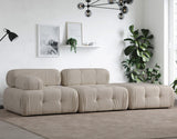 Modulopbygget 2-personers sofa med skammel Doblo lys beige
