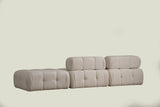 Modulopbygget 2-personers sofa med skammel Doblo lys beige