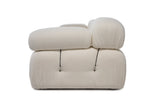 Modulsofa 3-personers Bubble bouclé hvid