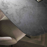 Eettafels - Eettafel Mysha Deens Ovaal Melamine 180x90 cm - Dimehouse
