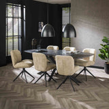 Eettafels - Eettafel Mysha Deens Ovaal Melamine 215x105 cm - Dimehouse