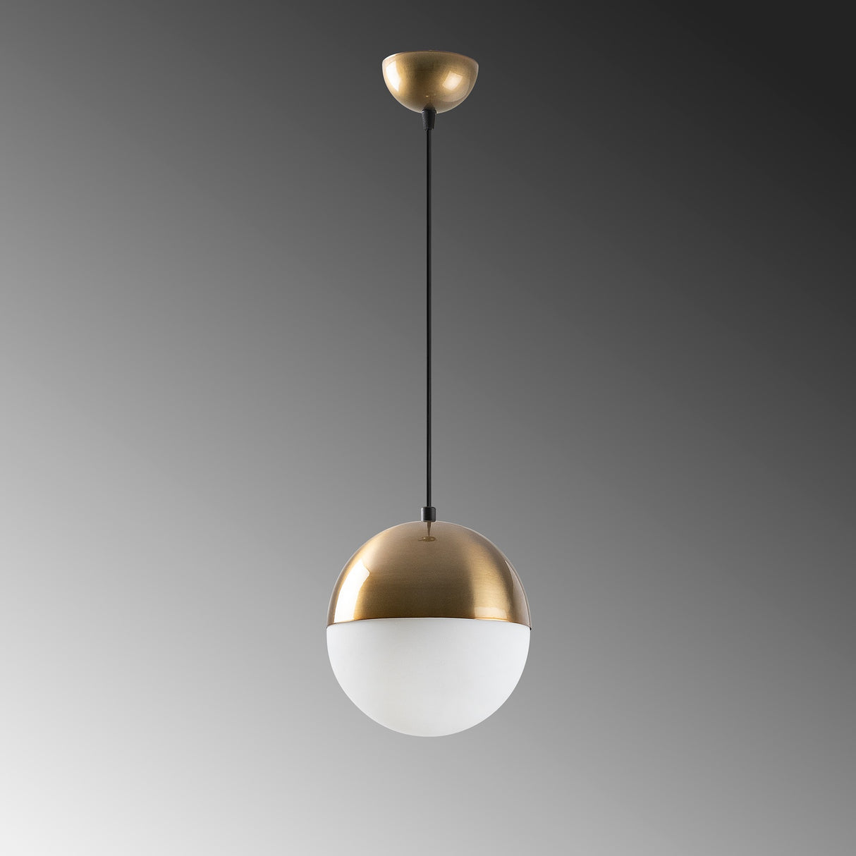 Hanglamp 1-lichts Wit Glas Regal