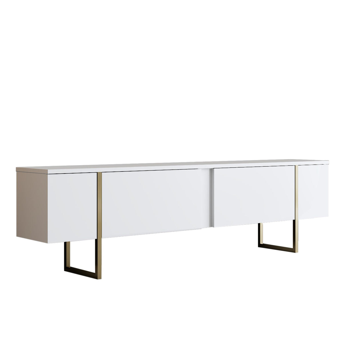 TV-møbel Luksus Hvidguld Melamin 180x50x30 cm
