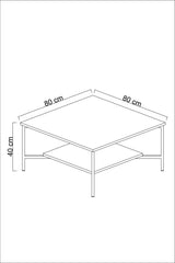 Meubelsets - Meubelset Wit - Zwart - Chrome Line - Salontafel + TV Meubel - Dimehouse
