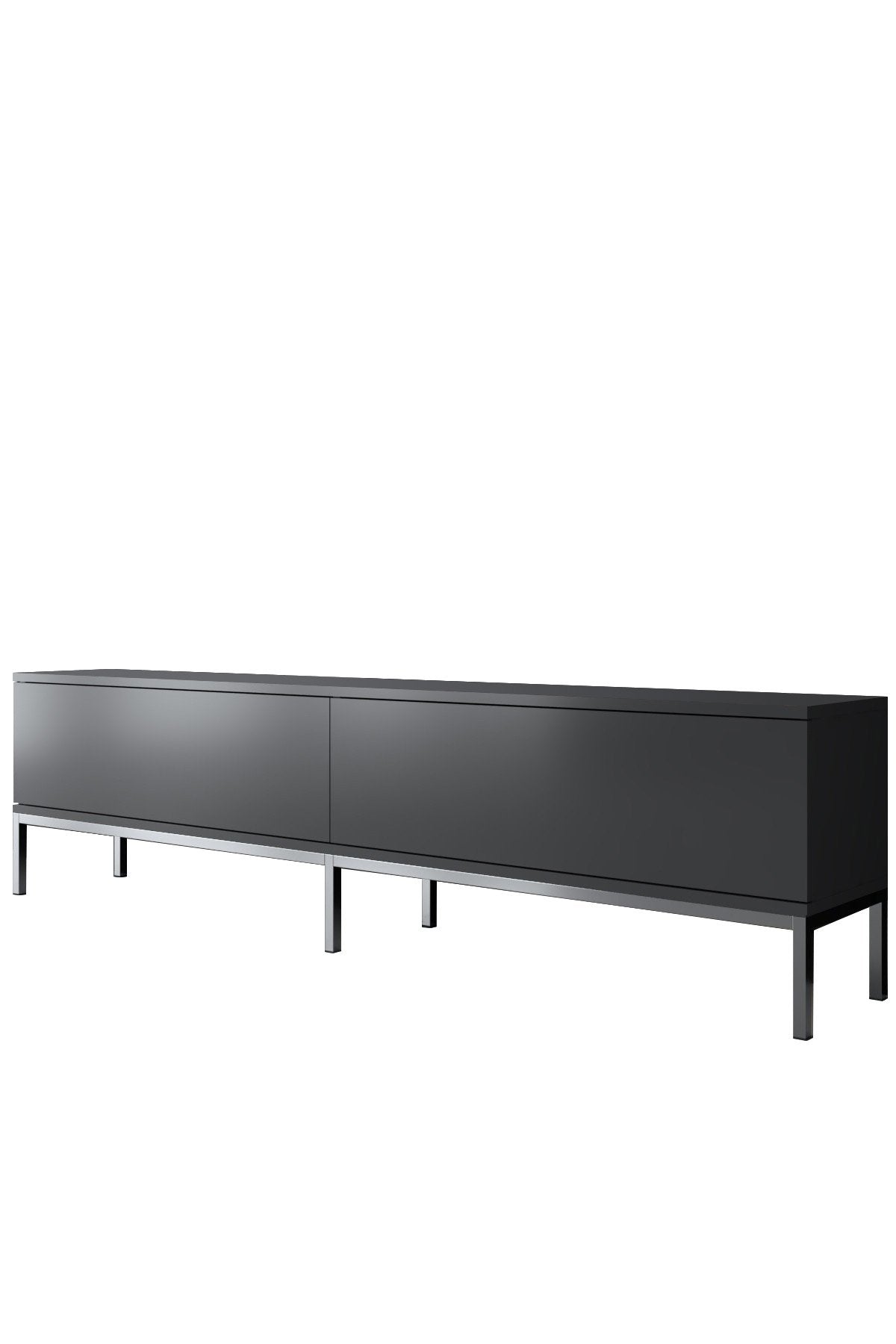 TV Møbel Lord Antracit Sølv Melamin 180x47x30 cm
