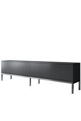TV Møbel Lord Antracit Sølv Melamin 180x47x30 cm