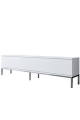 TV Møbel Lord Hvid Sølv Melamin 180x47x30 cm