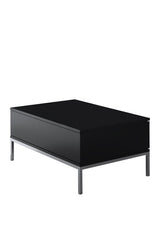 Meubelsets - Meubelset Zwart Lord - Salontafel + TV Meubel + Dressoir - Zilver Frame - Dimehouse