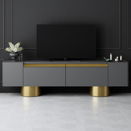 TV Møbler Antracit Bohem 180x50x30 - Gylden Ramme