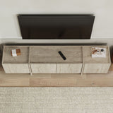 Lowen tv-meubel travertine 180 cm Gemelamineerd hout