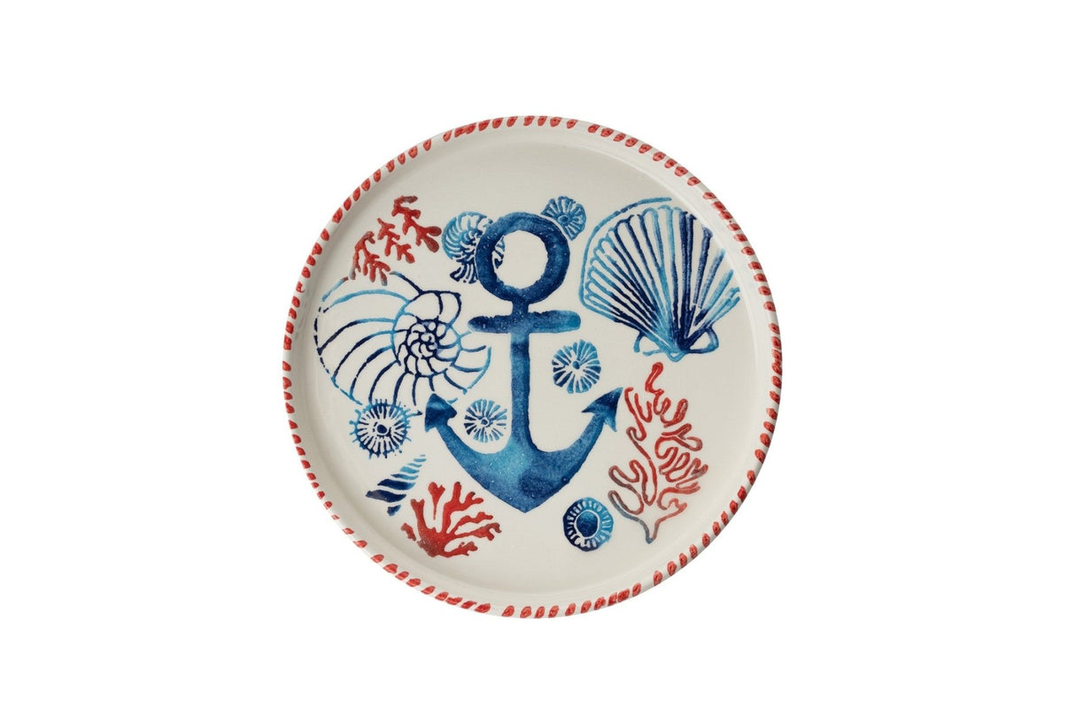 KAHSER14-MARINE Hvid Blå Rød 100% KERAMISK 6 cm bred