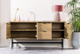 Dressoirs - Dressoir Mangohout Zayn 170x40x82 cm - Dimehouse
