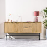 Dressoirs - Dressoir Mangohout Zayn 170x40x82 cm - Dimehouse