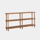 Wandkasten - Boekenkast Raca Atlantisch Dennenhout Melamine 150x74,9x35 cm - Dimehouse