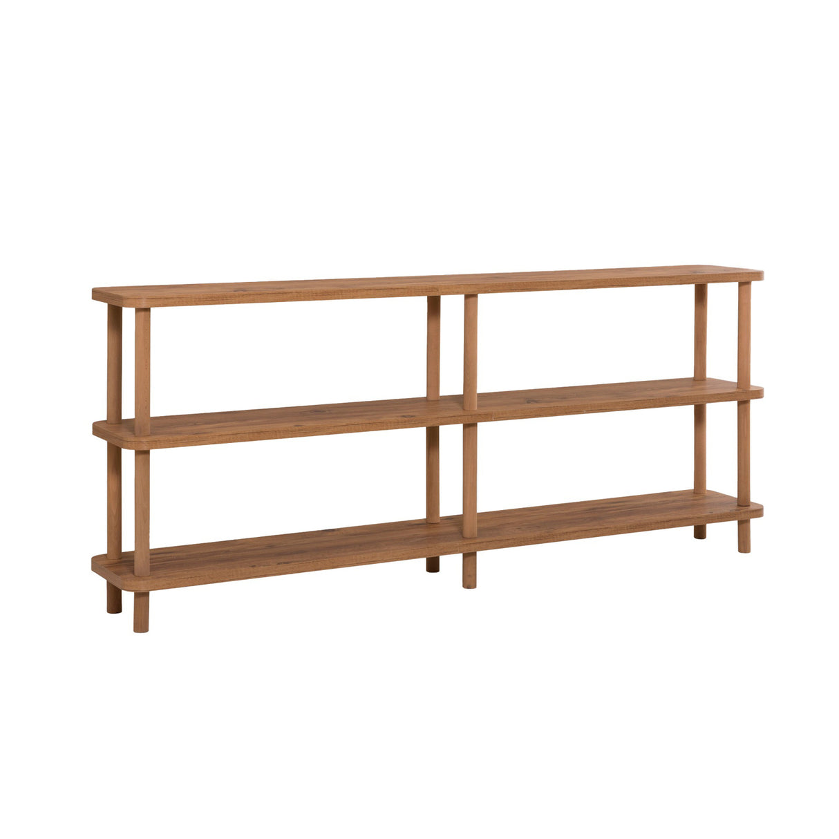Wandkasten - Wandkast Zen Atlantisch Dennenhout Melamine 180x74,9x35 cm - Dimehouse