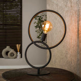 Bordlampe Bue 1-lys – Sort Metal 