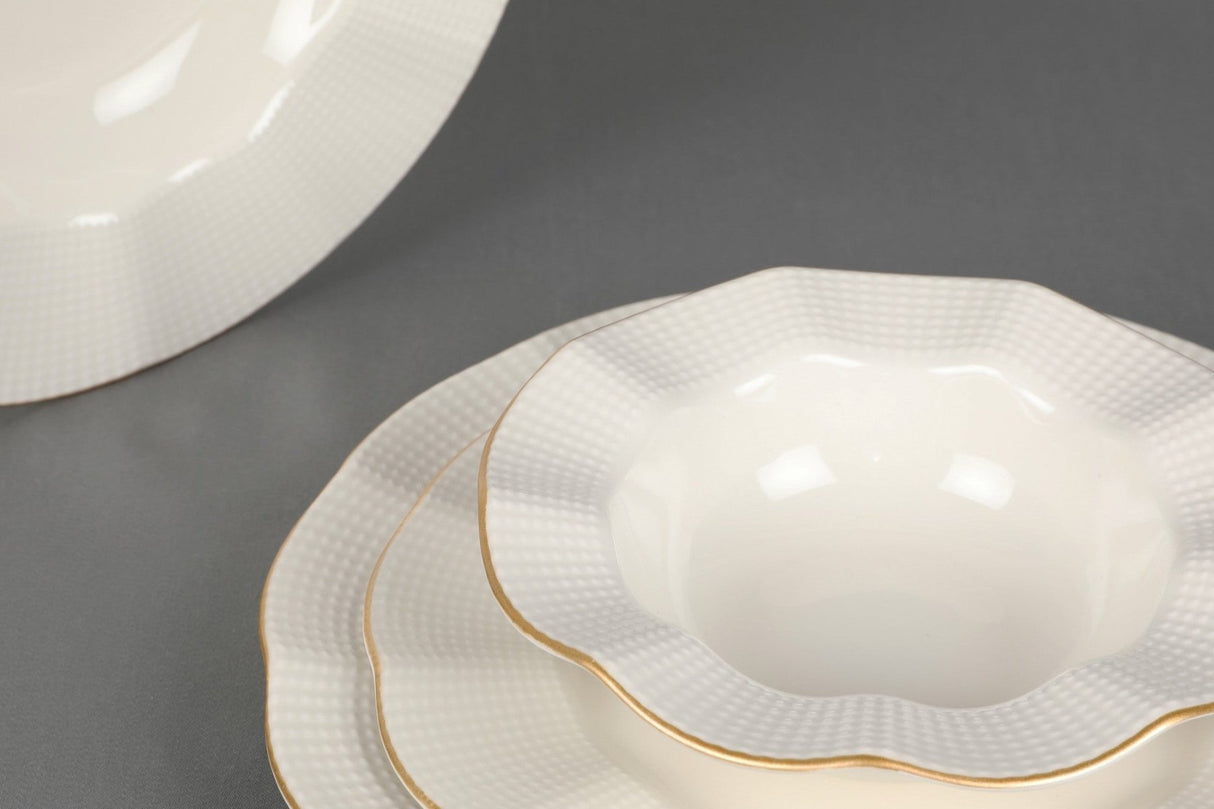 MLN24Y2694R520 Cremeguld 100% PORCELÆN