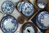 ZG24Y2420939016 Blå Hvid 100% PORCELÆN