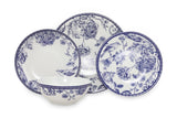 ZG24Y2420939016 Blå Hvid 100% PORCELÆN