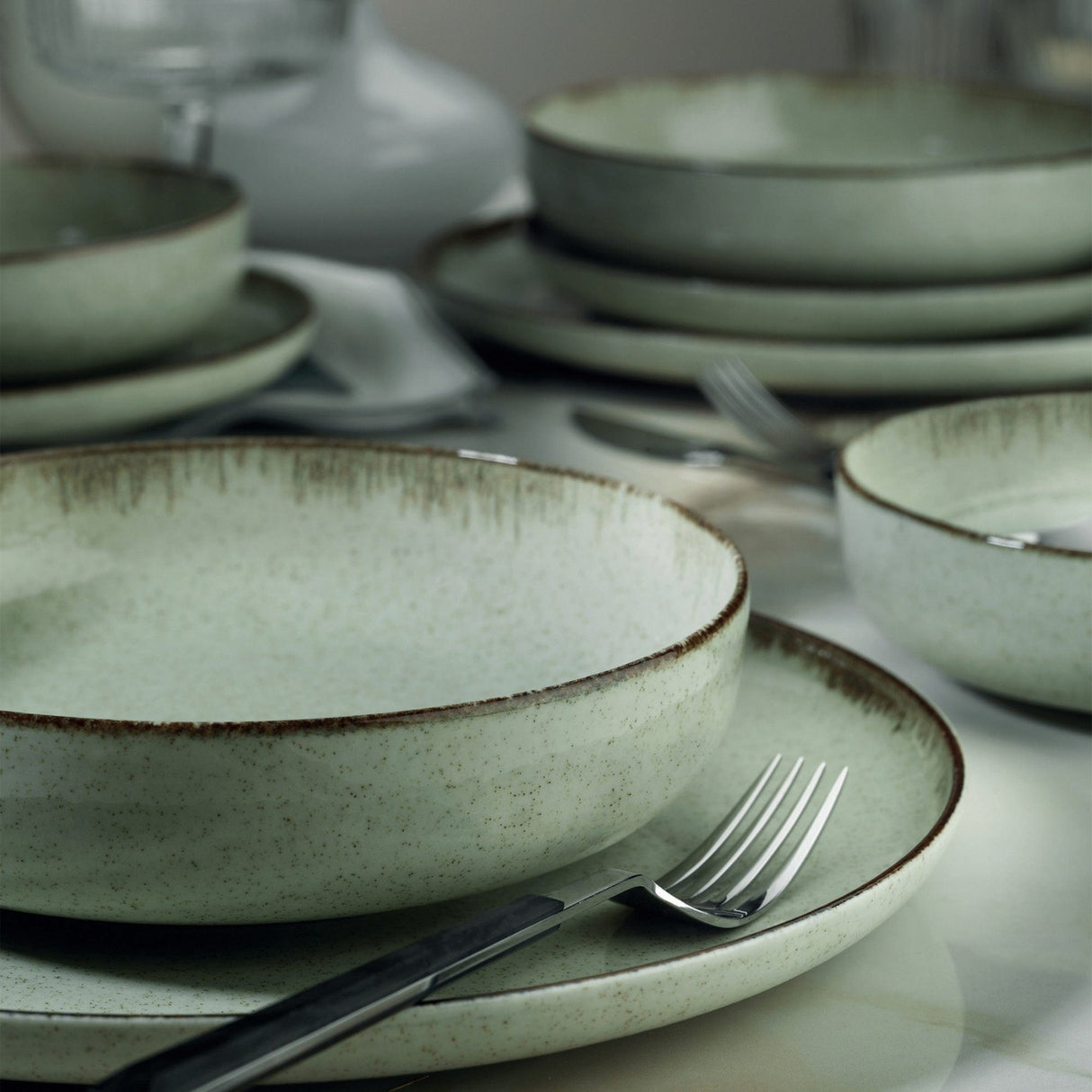 MOD18Y2730P03 Grøn 100% PORCELÆN
