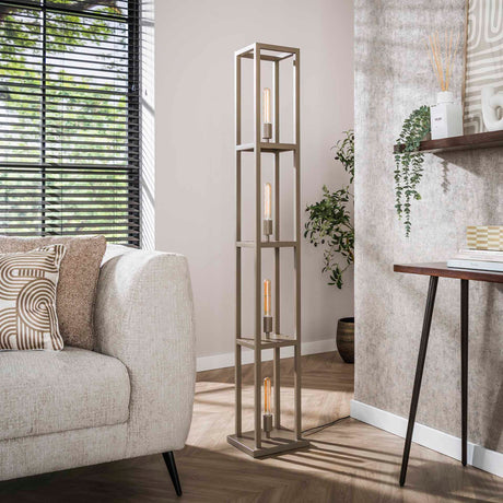 Design gulvlampe Nova 4-lys - Beige - 160 cm 