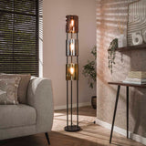 Væglampe Nox 3-lys Sort Metal 175 cm 