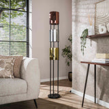 Væglampe Nox 3-lys Sort Metal 175 cm 
