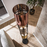 Væglampe Nox 3-lys Sort Metal 175 cm 