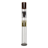 Væglampe Nox 3-lys Sort Metal 175 cm 