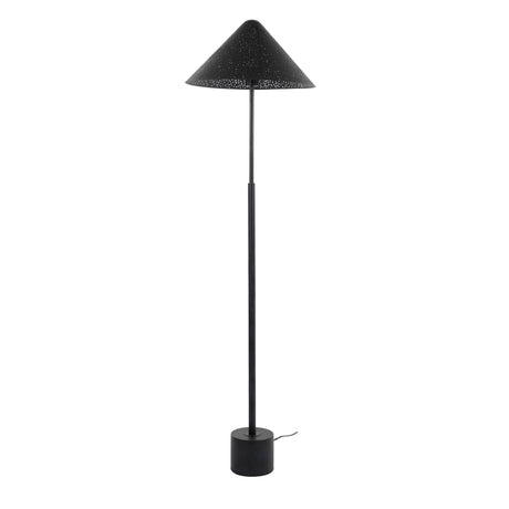 Gulvlampe Kenneth metal sort - Outlet 