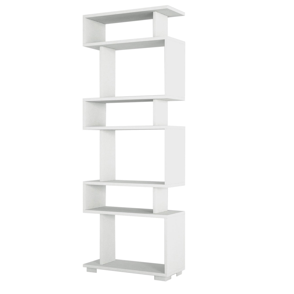 Design reol hvid melamin Blok 60x165x19,5 cm