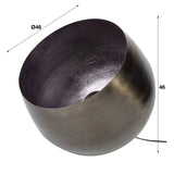 Bordlampe Basel DH Interiør Sort LxBxH 52x51x51 Nikkel Atmosfærisk foto diagonalt set forfra