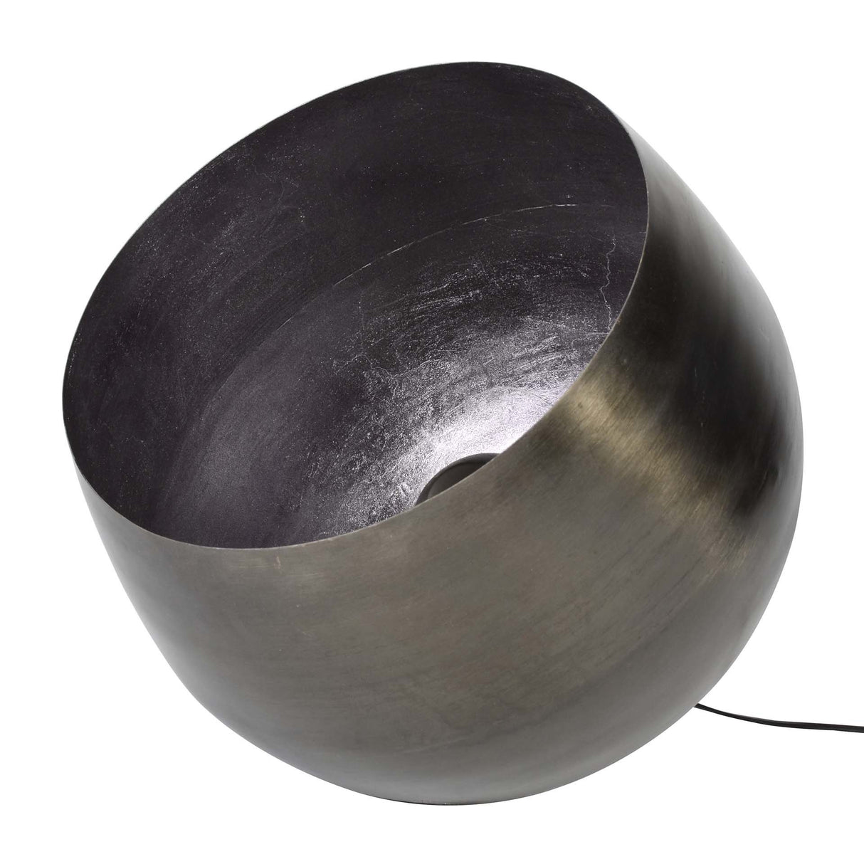 Bordlampe Basel DH Interiør Sort LxBxH 52x51x51 Nikkel Atmosfærisk foto diagonalt set forfra