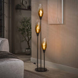 Gulvlampe cocoon i sienna brun