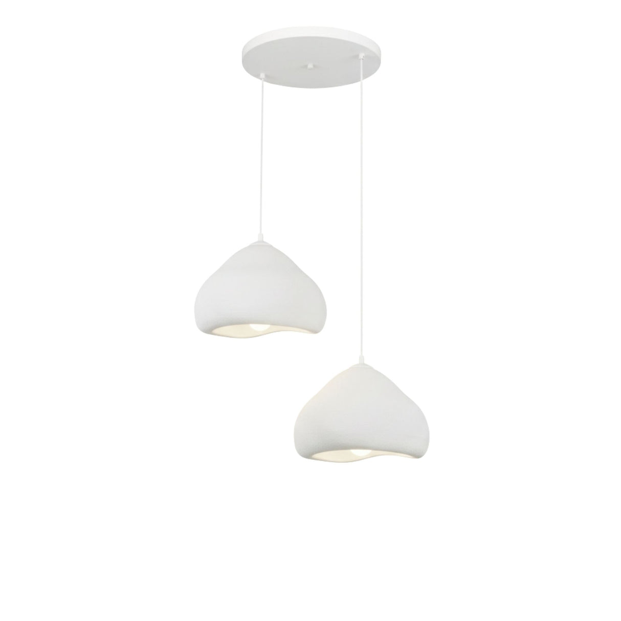 LORA-30-2-T-LUNA Hvid glasfiberhætte