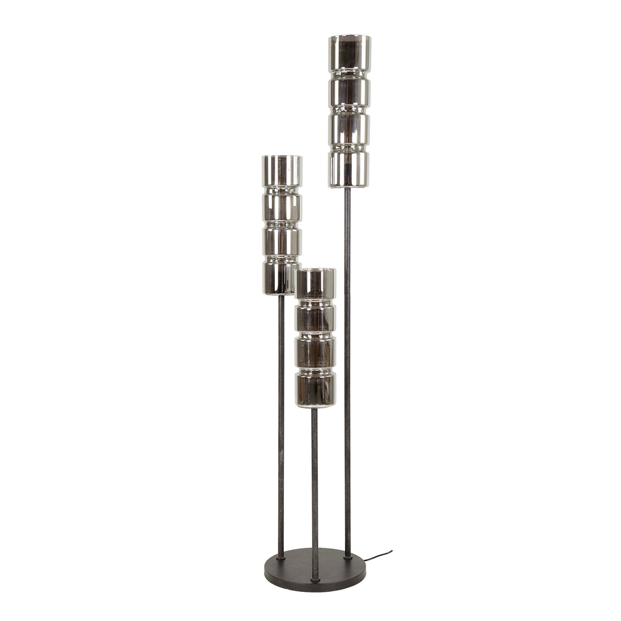 Vloerlampen - Vloerlamp Kik 3 - lichts getrapt cylinder glas - Dimehouse