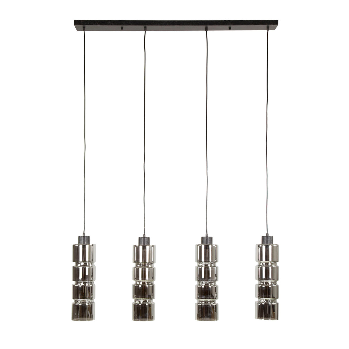 Hængelampe Kik 4-lys cylinderglas