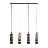 Hængelampe Kik 4-lys cylinderglas