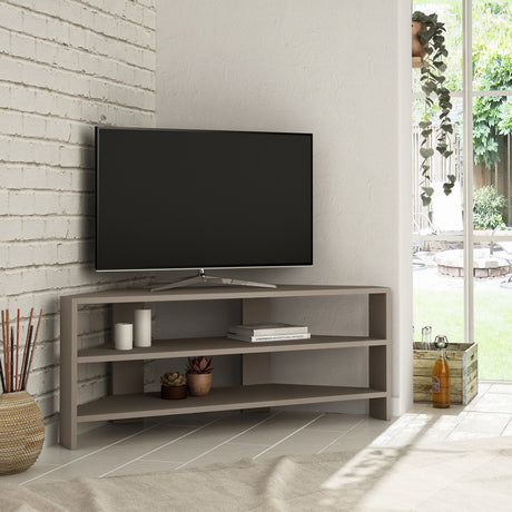 TV Meubels - TV Meubel Thales Mokka Melamine 114x45x36 cm - Dimehouse