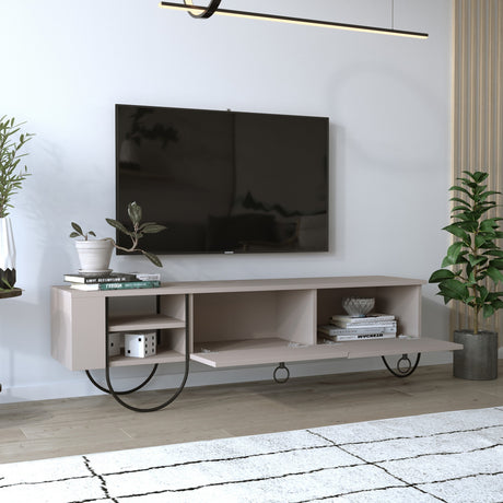 TV Meubels - TV Meubel Norfolk Mokka Melamine 150x44x36 cm - Dimehouse